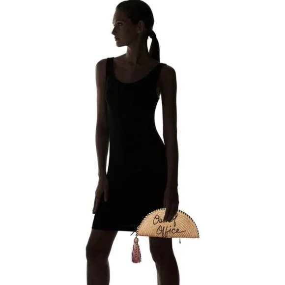 Rebecca Minkoff Straw Taco Clutch-Out Of Office - Picture 1 of 7
